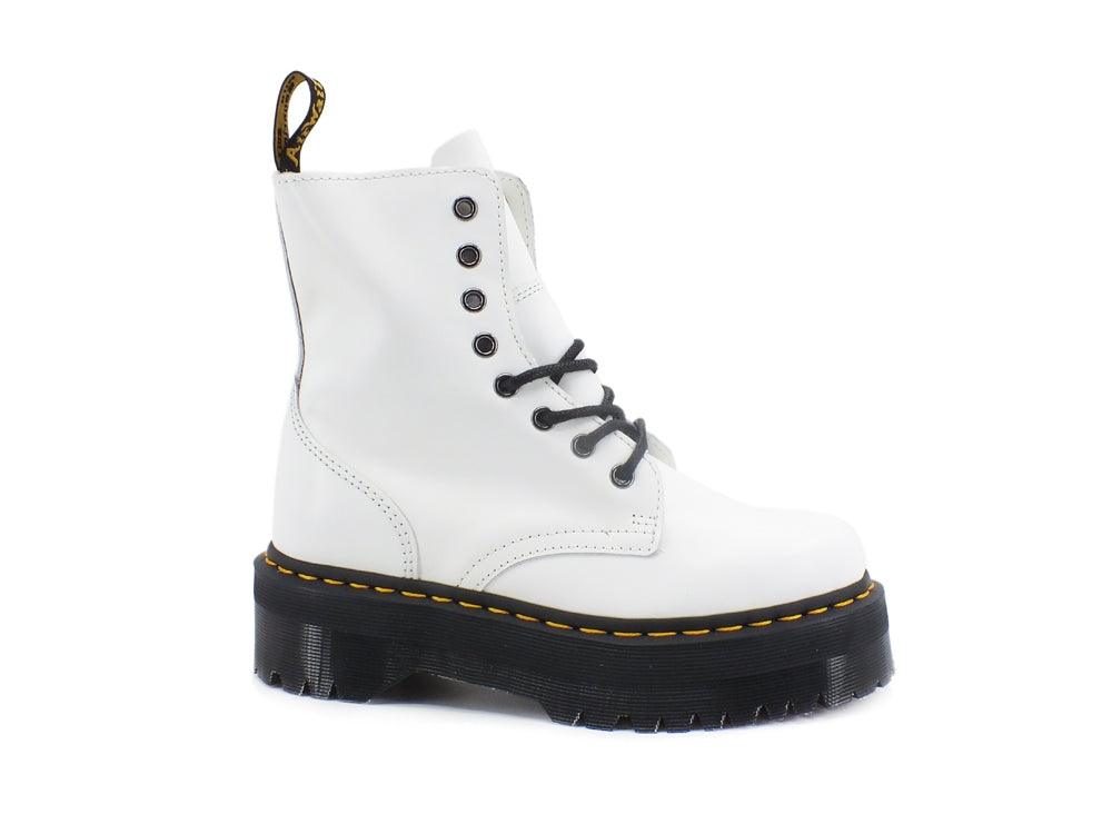 DR. MARTENS Jadon Anfibio Polished Smooth Carrarmato White JADON-15265100 - Sandrini Calzature e Abbigliamento