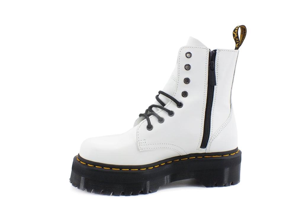 DR. MARTENS Jadon Anfibio Polished Smooth Carrarmato White JADON 15265100