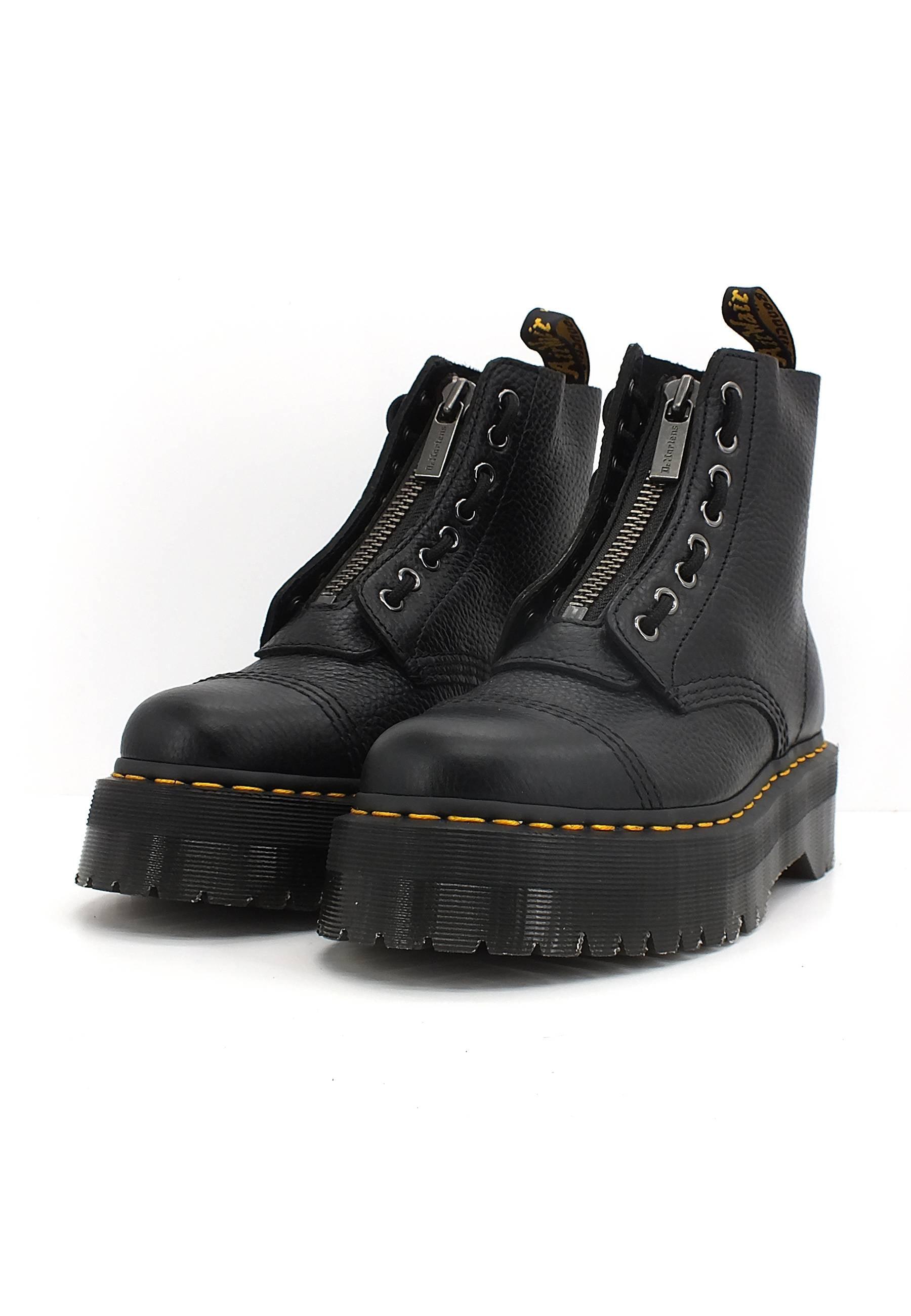 DR. MARTENS Milled Nappa Stivaletto Anfibio Donna Black SINCLAIR-22564001 - Sandrini Calzature e Abbigliamento