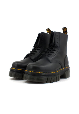 DR. MARTENS Nappa Lux Stivaletto Anfibio Donna Black AUDRICK-27149001 - Sandrini Calzature e Abbigliamento