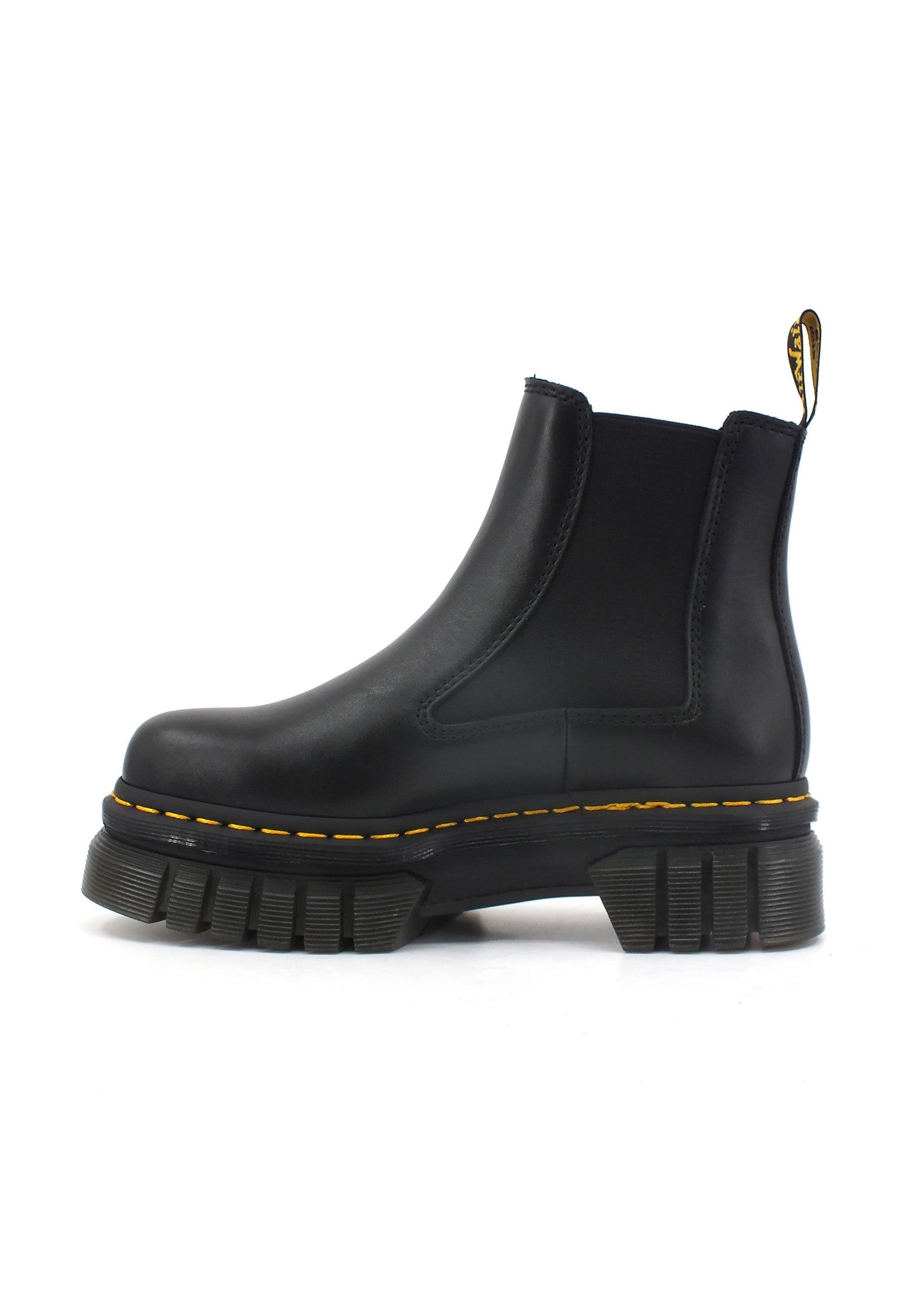 DR. MARTENS Nappa Lux Stivaletto Polacco Donna Black AUDRICK-CHELSEA27148001 - Sandrini Calzature e Abbigliamento