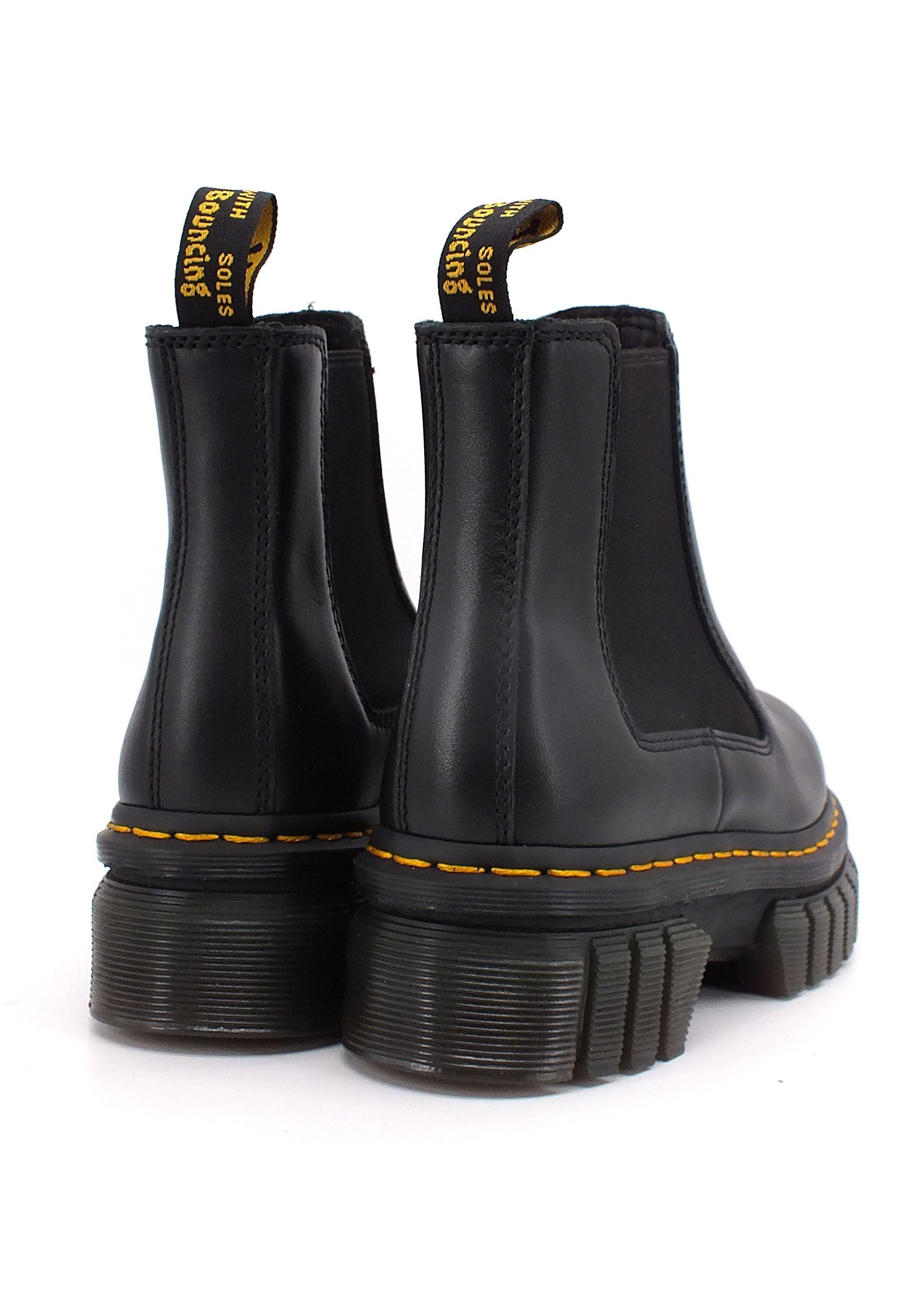 DR. MARTENS Nappa Lux Stivaletto Polacco Donna Black AUDRICKCHELSEA-27148001 - Sandrini Calzature e Abbigliamento