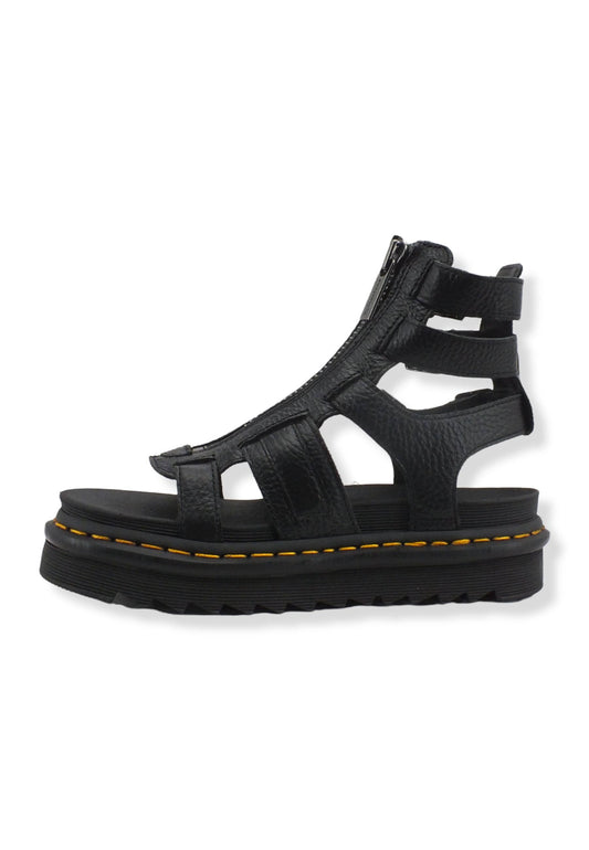 DR. MARTENS Olson Milled Nappa Sandalo Donna Black OLSON-26561001 - Sandrini Calzature e Abbigliamento