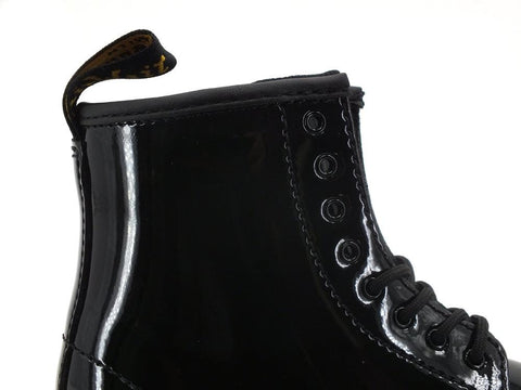DR. MARTENS Patent Lamper Anfibio Lacci Vernice Black 1460T-15373003 - Sandrini Calzature e Abbigliamento