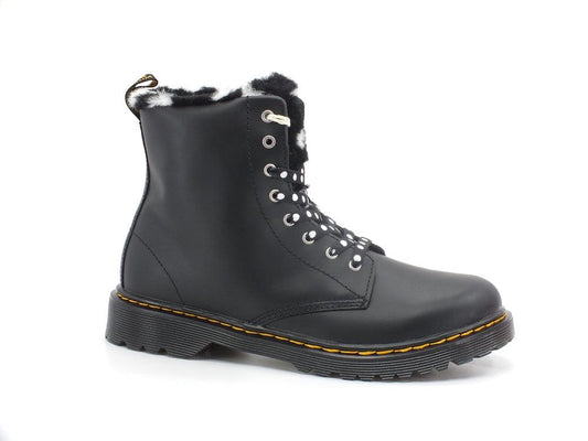 DR. MARTENS Serena Romario Anfibio Lacci Pelo Black 1460Y-26998001 - Sandrini Calzature e Abbigliamento