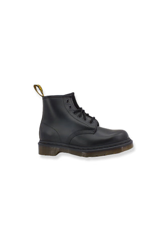 DR. MARTENS Stivaletto Anfibio Smooth Donna 6 Fori Black 101-24255001 - Sandrini Calzature e Abbigliamento
