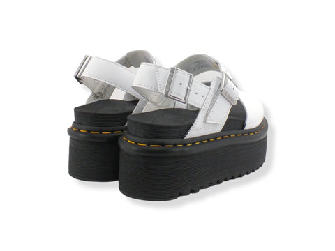 DR. MARTENS Voss Quad Sandalo Platform Donna White VOSSQUAD-26725100 - Sandrini Calzature e Abbigliamento