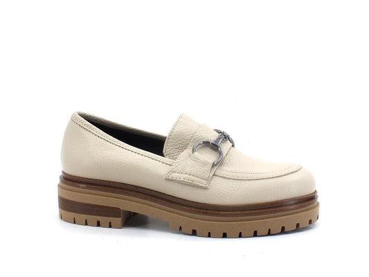 E'MIA Mocassino Fibbia Cervo Beige MELANIA - Sandrini Calzature e Abbigliamento