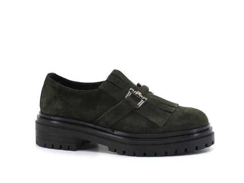 E'MIA Mocassino Frange Military PETRA - Sandrini Calzature e Abbigliamento