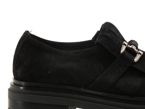E'MIA Mocassino Frange Nero PETRA - Sandrini Calzature e Abbigliamento