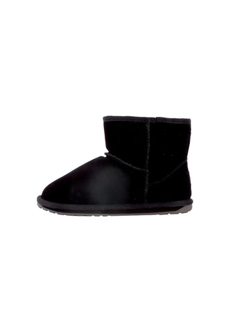 EMU Wallaby Mini Stivaletto Pelo Bimbo Black K10103 - Sandrini Calzature e Abbigliamento