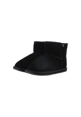 EMU Wallaby Mini Stivaletto Pelo Bimbo Black K10103 - Sandrini Calzature e Abbigliamento
