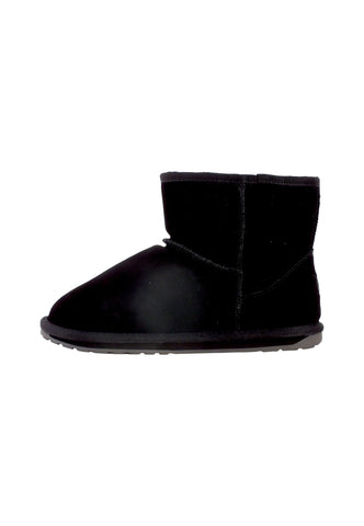 EMU Wallaby Mini Stivaletto Pelo Bimbo Black T10103 - Sandrini Calzature e Abbigliamento