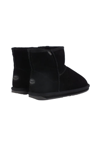 EMU Wallaby Mini Stivaletto Pelo Bimbo Black T10103 - Sandrini Calzature e Abbigliamento