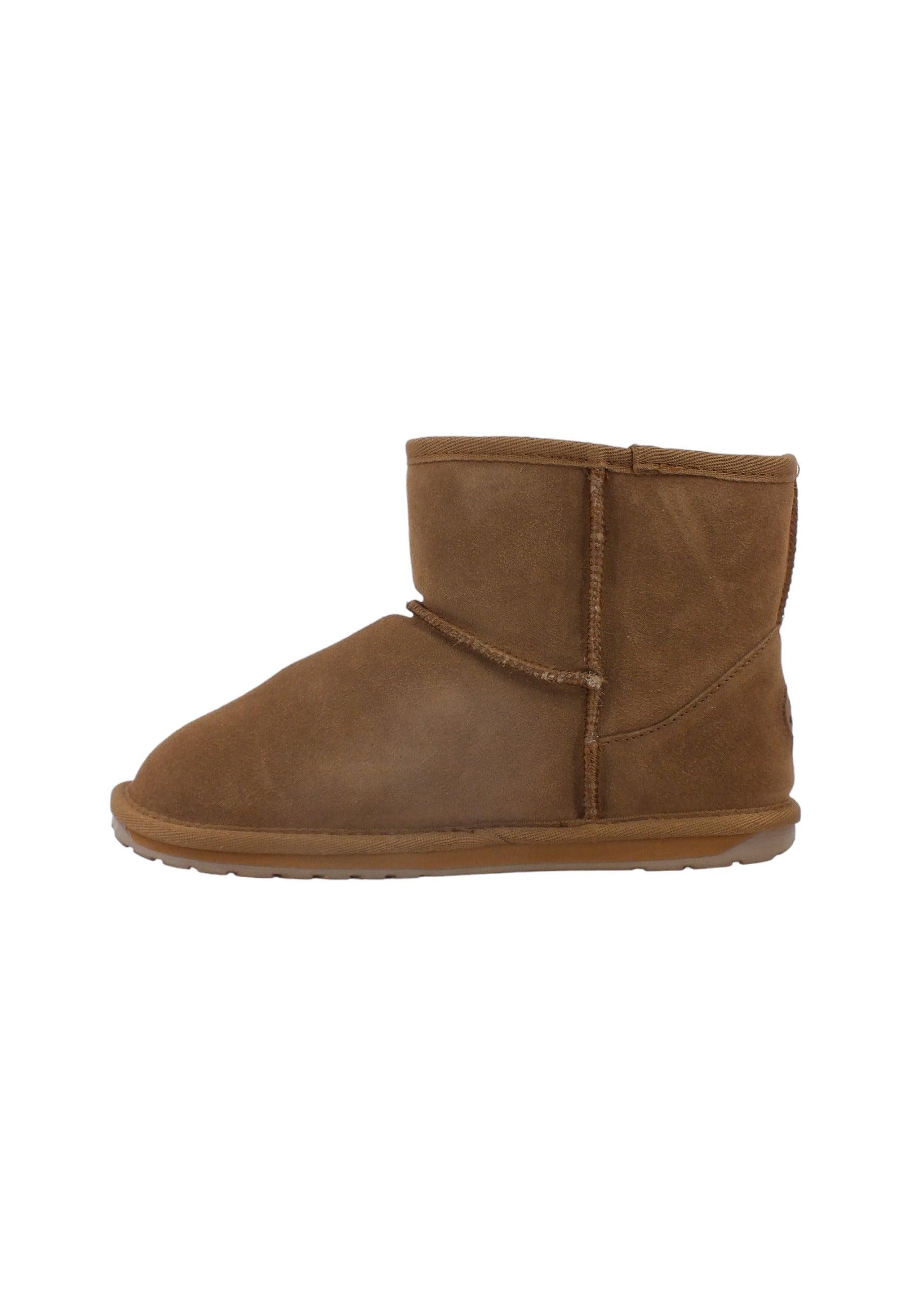EMU Wallaby Mini Stivaletto Pelo Bimbo Chestnut T10103 - Sandrini Calzature e Abbigliamento