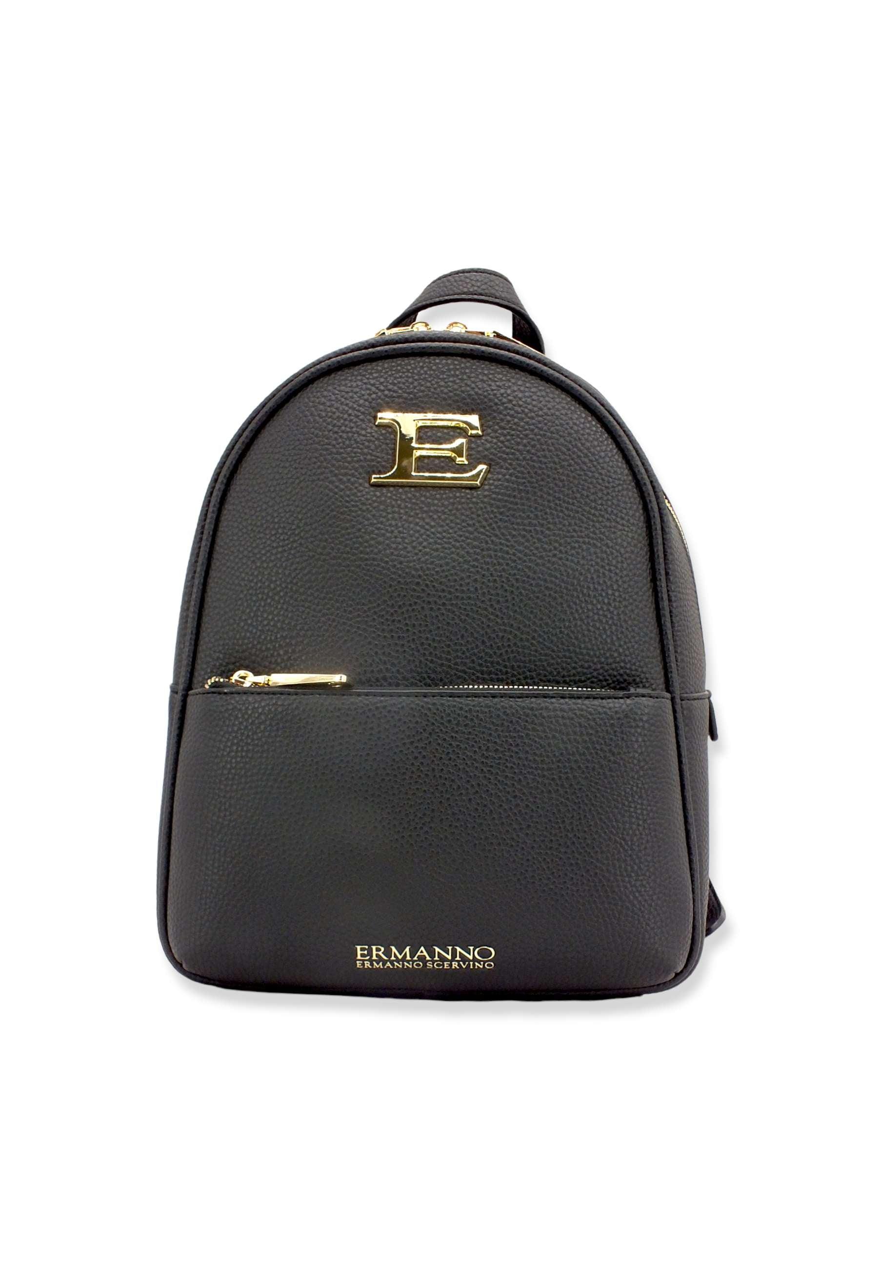 ERMANNO SCERVINO Eba Backpack Zaino Donna Black 12401396 - Sandrini Calzature e Abbigliamento