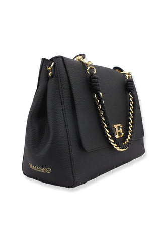 ERMANNO SCERVINO Eba Borsa Flap Black 12401393 - Sandrini Calzature e Abbigliamento