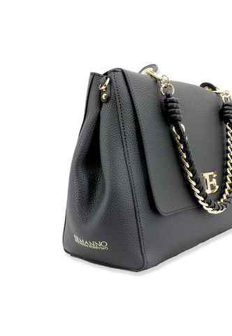 ERMANNO SCERVINO Eba Borsa Flap Black 12401393 - Sandrini Calzature e Abbigliamento