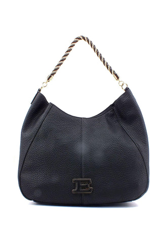 ERMANNO SCERVINO Eba Soft 23 Borsa Hobo Black 12401614 - Sandrini Calzature e Abbigliamento