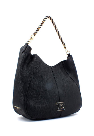 ERMANNO SCERVINO Eba Soft 23 Borsa Hobo Black 12401614 - Sandrini Calzature e Abbigliamento