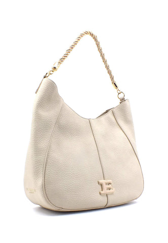 ERMANNO SCERVINO Eba Soft 23 Borsa Hobo Cream Beige 12401614 - Sandrini Calzature e Abbigliamento