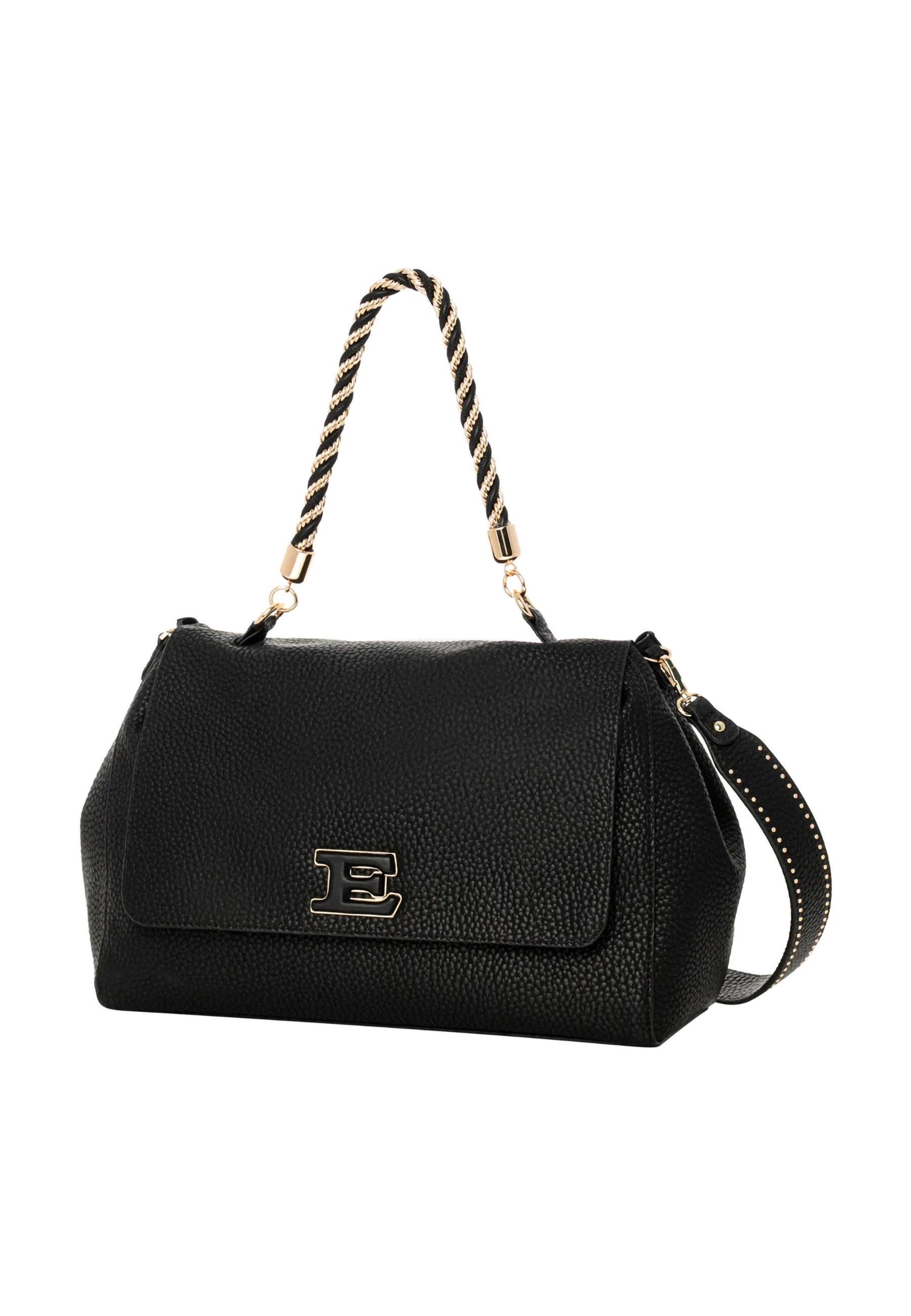 ERMANNO SCERVINO Eba Soft Borsa Tote Black 12401611 - Sandrini Calzature e Abbigliamento