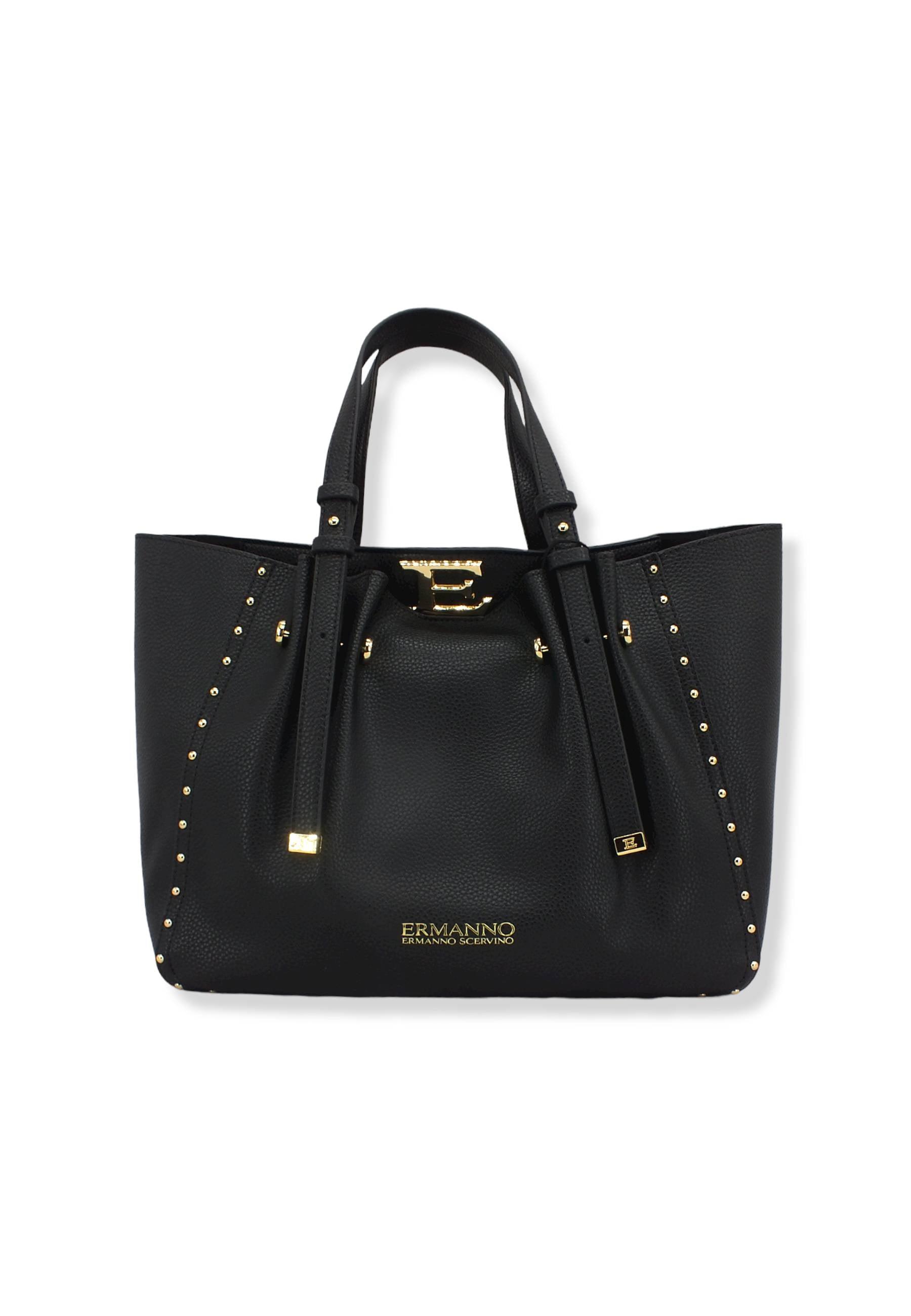 ERMANNO SCERVINO Giovanna Borsa Small Tote Black 12401407 - Sandrini Calzature e Abbigliamento