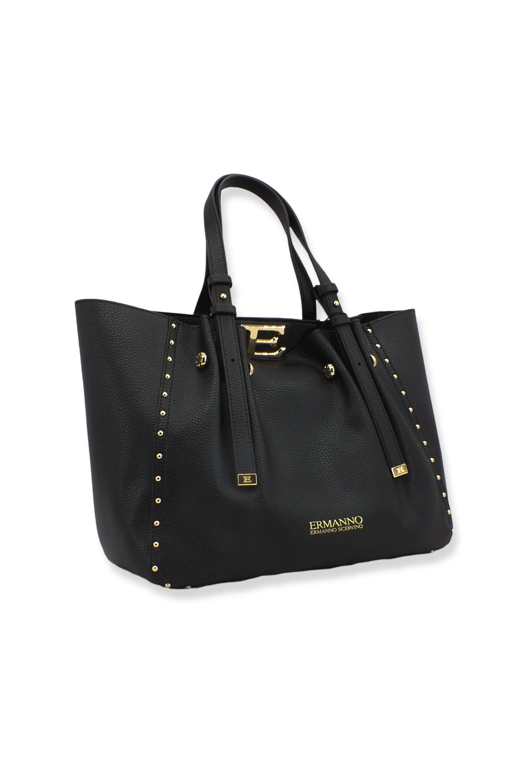 ERMANNO SCERVINO Giovanna Borsa Small Tote Black 12401407 - Sandrini Calzature e Abbigliamento