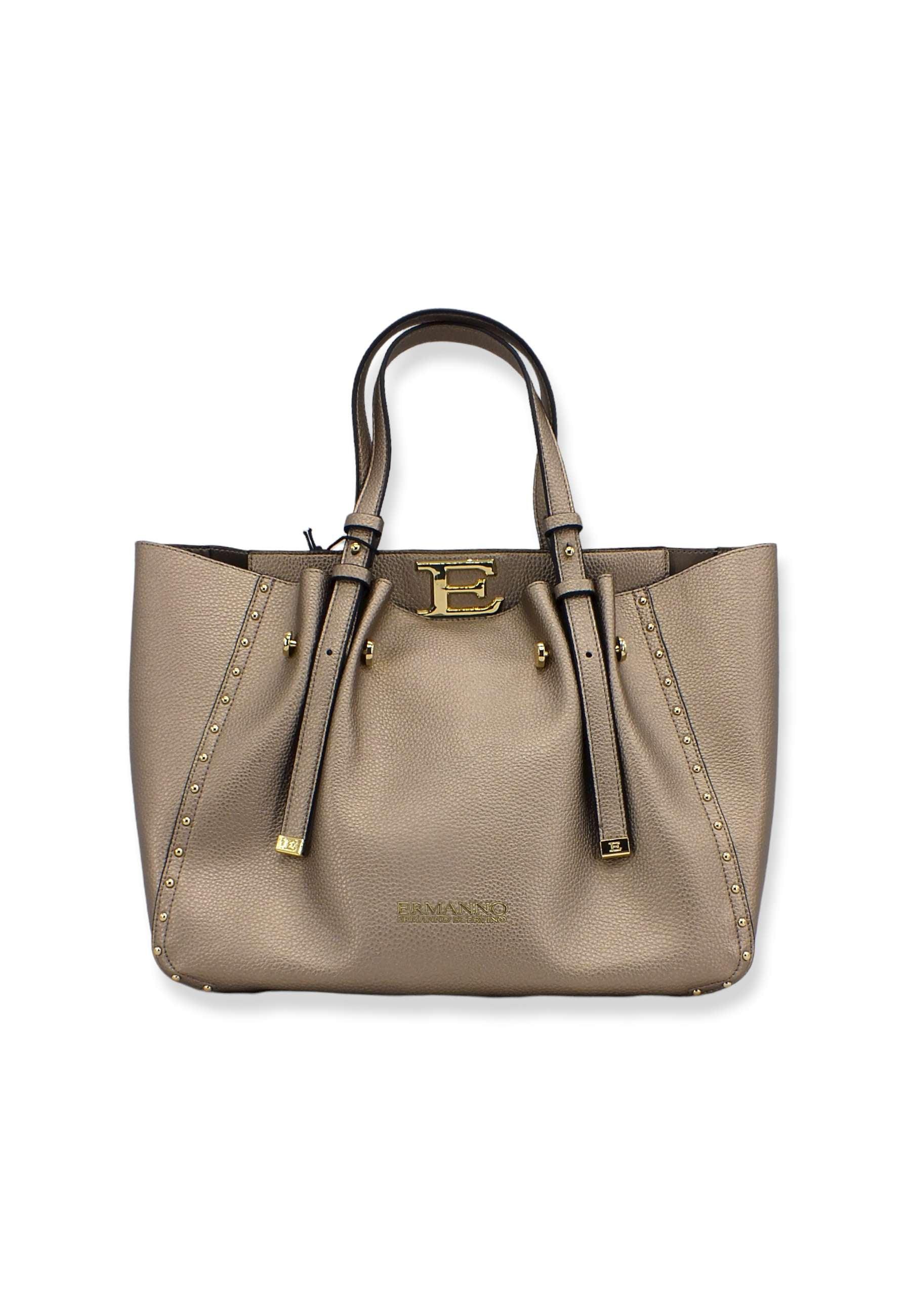 ERMANNO SCERVINO Giovanna Borsa Small Tote Bronze 12401407 - Sandrini Calzature e Abbigliamento