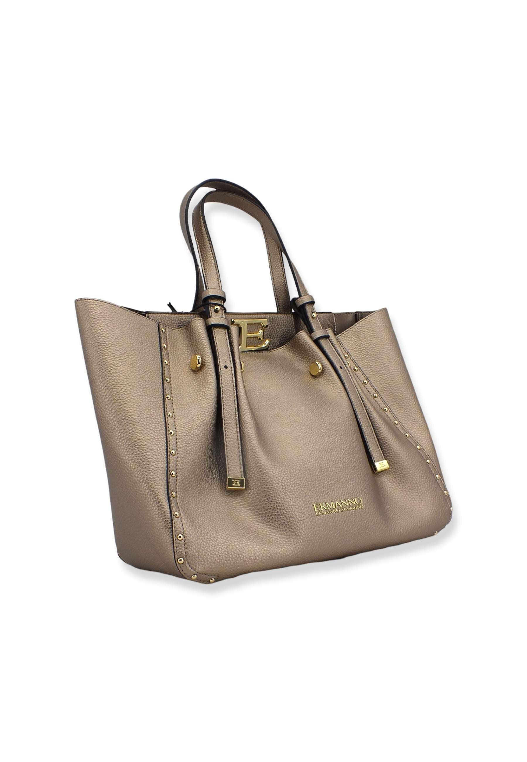 ERMANNO SCERVINO Giovanna Borsa Small Tote Bronze 12401407 - Sandrini Calzature e Abbigliamento