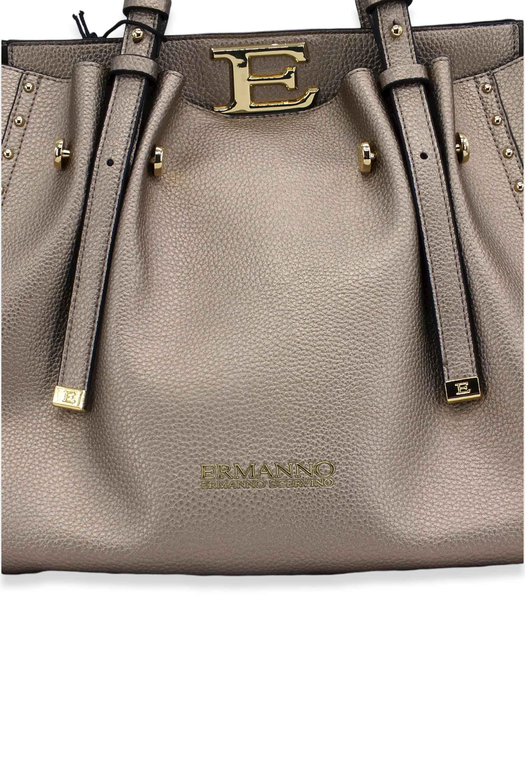 ERMANNO SCERVINO Giovanna Borsa Small Tote Bronze 12401407 - Sandrini Calzature e Abbigliamento