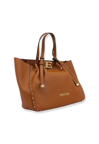 ERMANNO SCERVINO Giovanna Borsa Small Tote Marrone Tan 12401407 - Sandrini Calzature e Abbigliamento