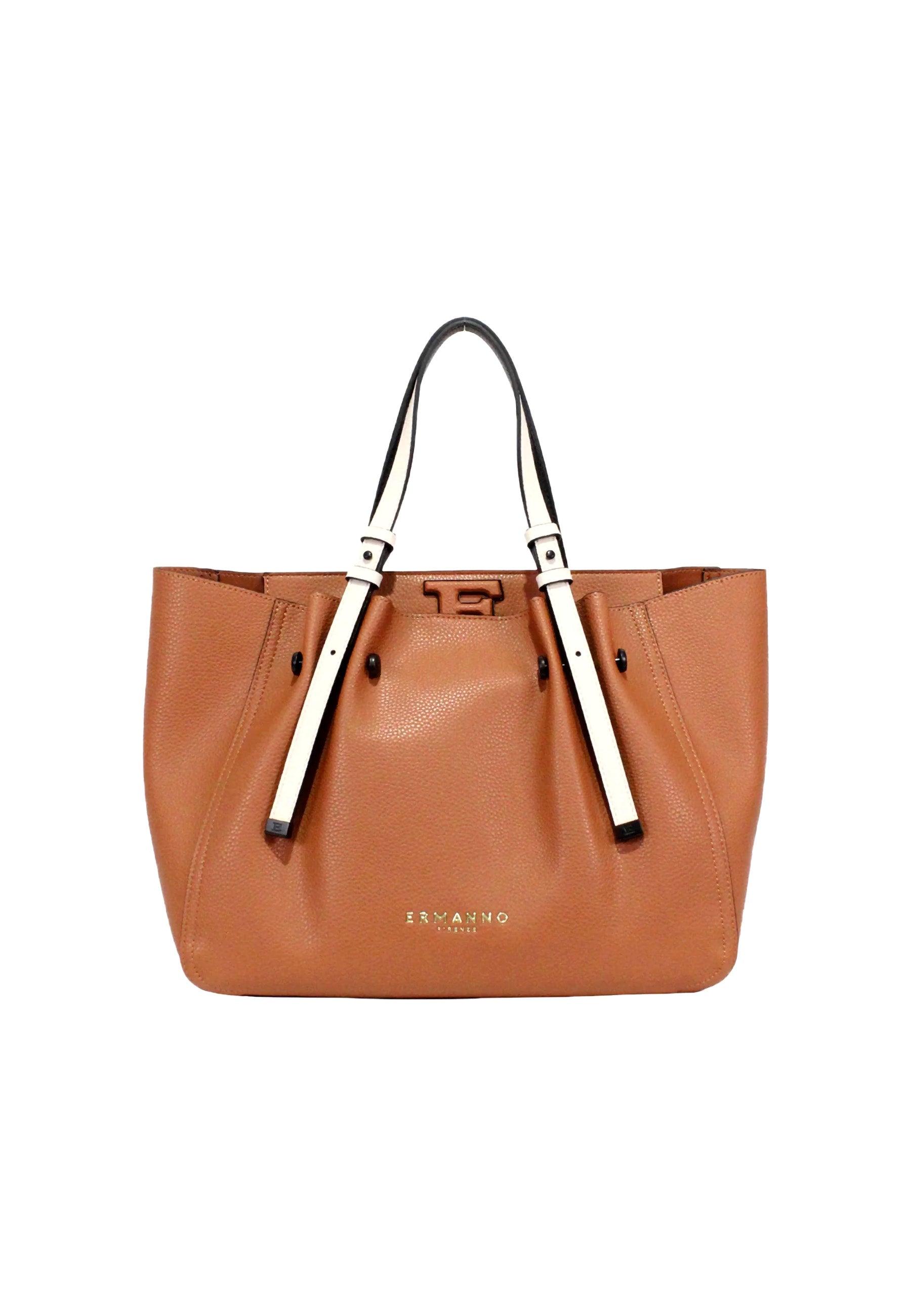ERMANNO SCERVINO Giovanna Borsa Tote Tan 12401482 - Sandrini Calzature e Abbigliamento