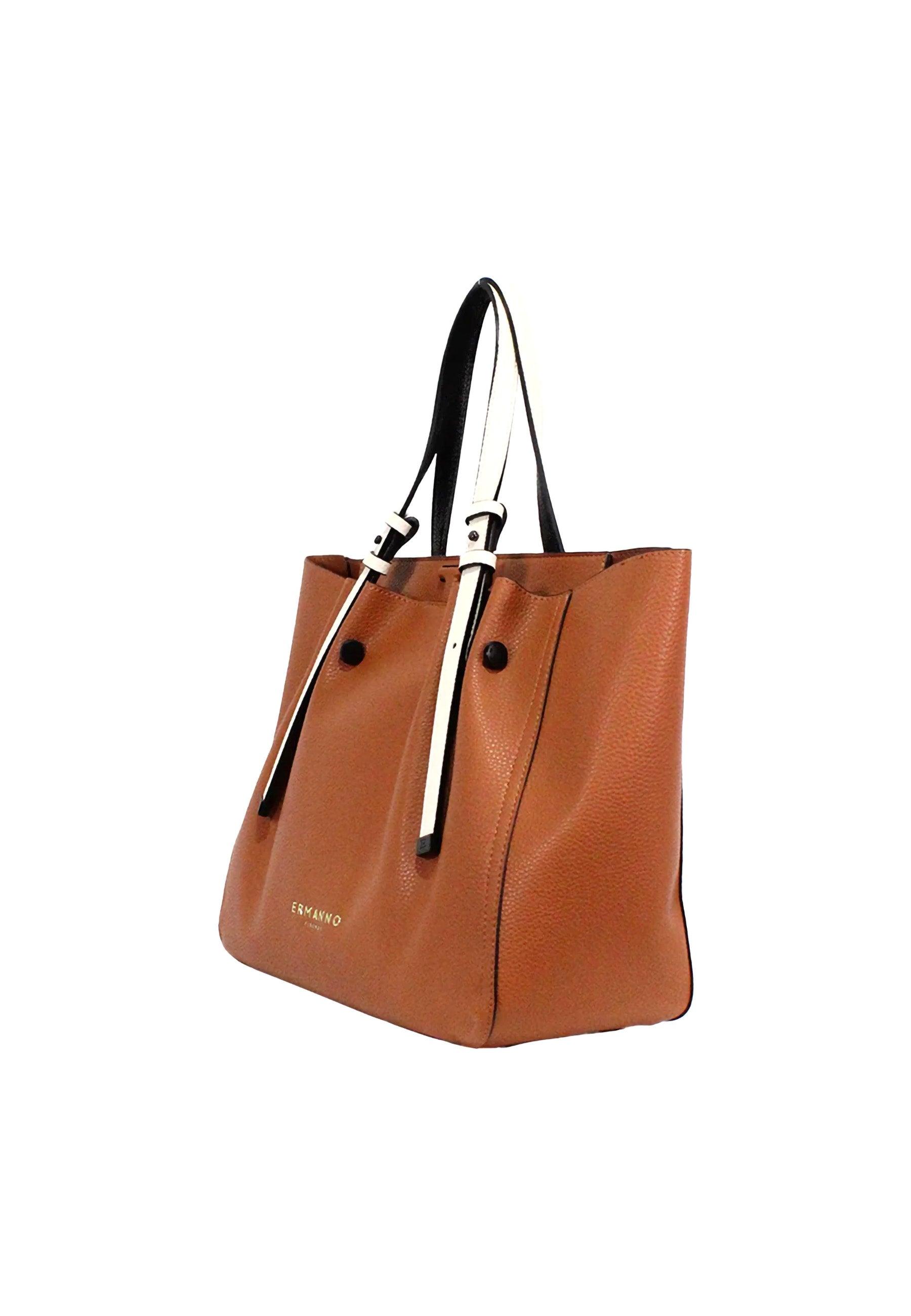 ERMANNO SCERVINO Giovanna Borsa Tote Tan 12401482 - Sandrini Calzature e Abbigliamento