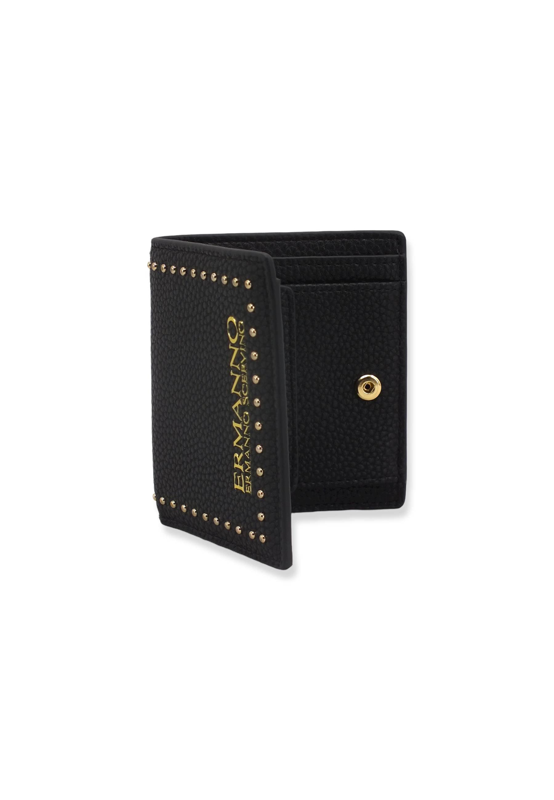 ERMANNO SCERVINO Giovanna Small Portafoglio Black 12600299 - Sandrini Calzature e Abbigliamento