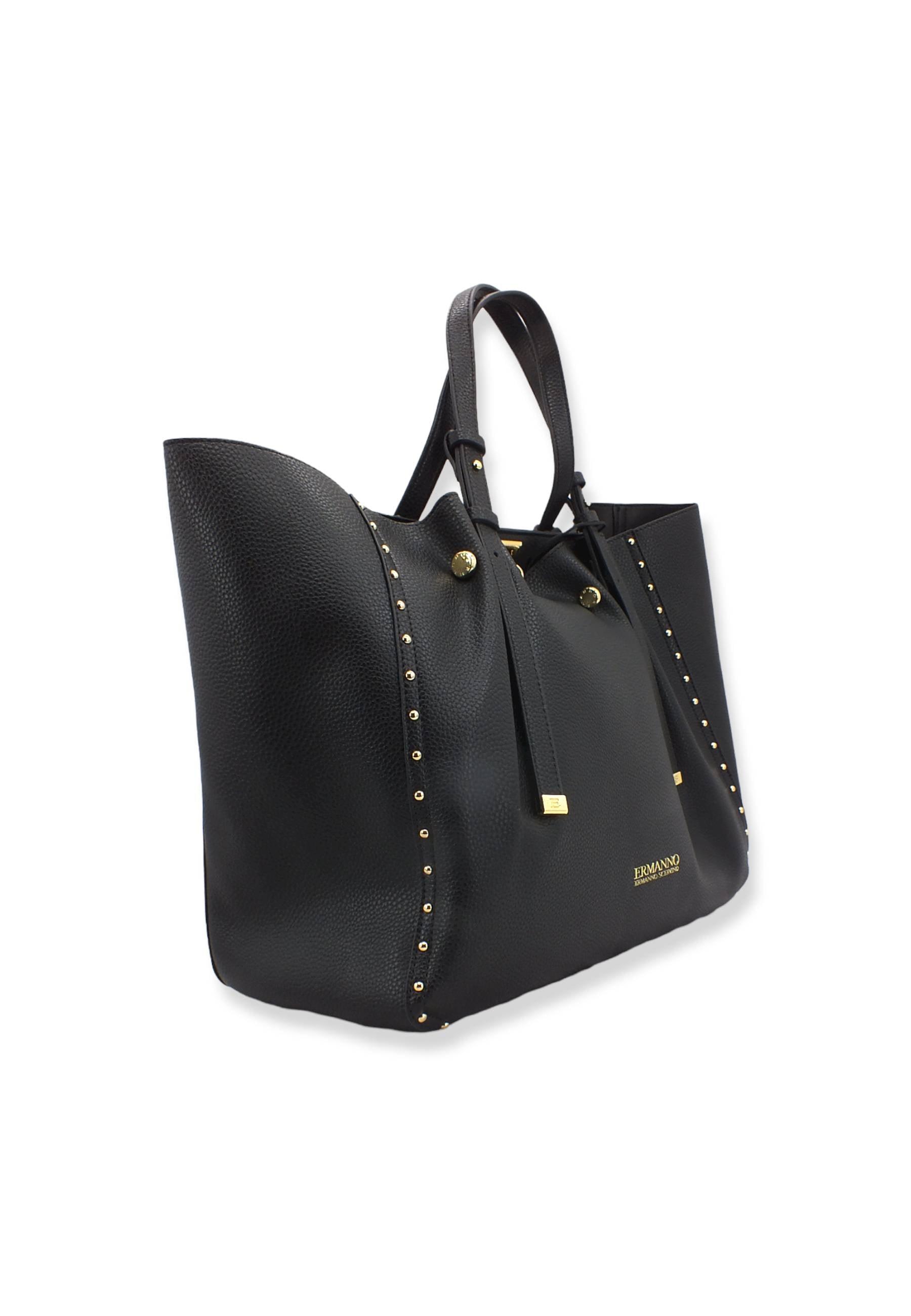 ERMANNO SCERVINO Giovanna Tote Borsa Black 12401406 - Sandrini Calzature e Abbigliamento