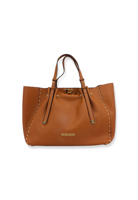 ERMANNO SCERVINO Giovanna Tote Borsa Marrone Tan 12401406 - Sandrini Calzature e Abbigliamento