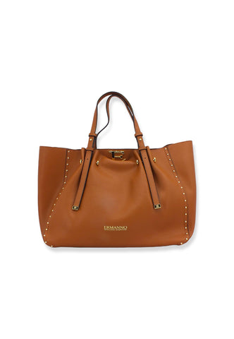 ERMANNO SCERVINO Giovanna Tote Borsa Marrone Tan 12401406 - Sandrini Calzature e Abbigliamento