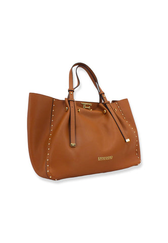 ERMANNO SCERVINO Giovanna Tote Borsa Marrone Tan 12401406 - Sandrini Calzature e Abbigliamento