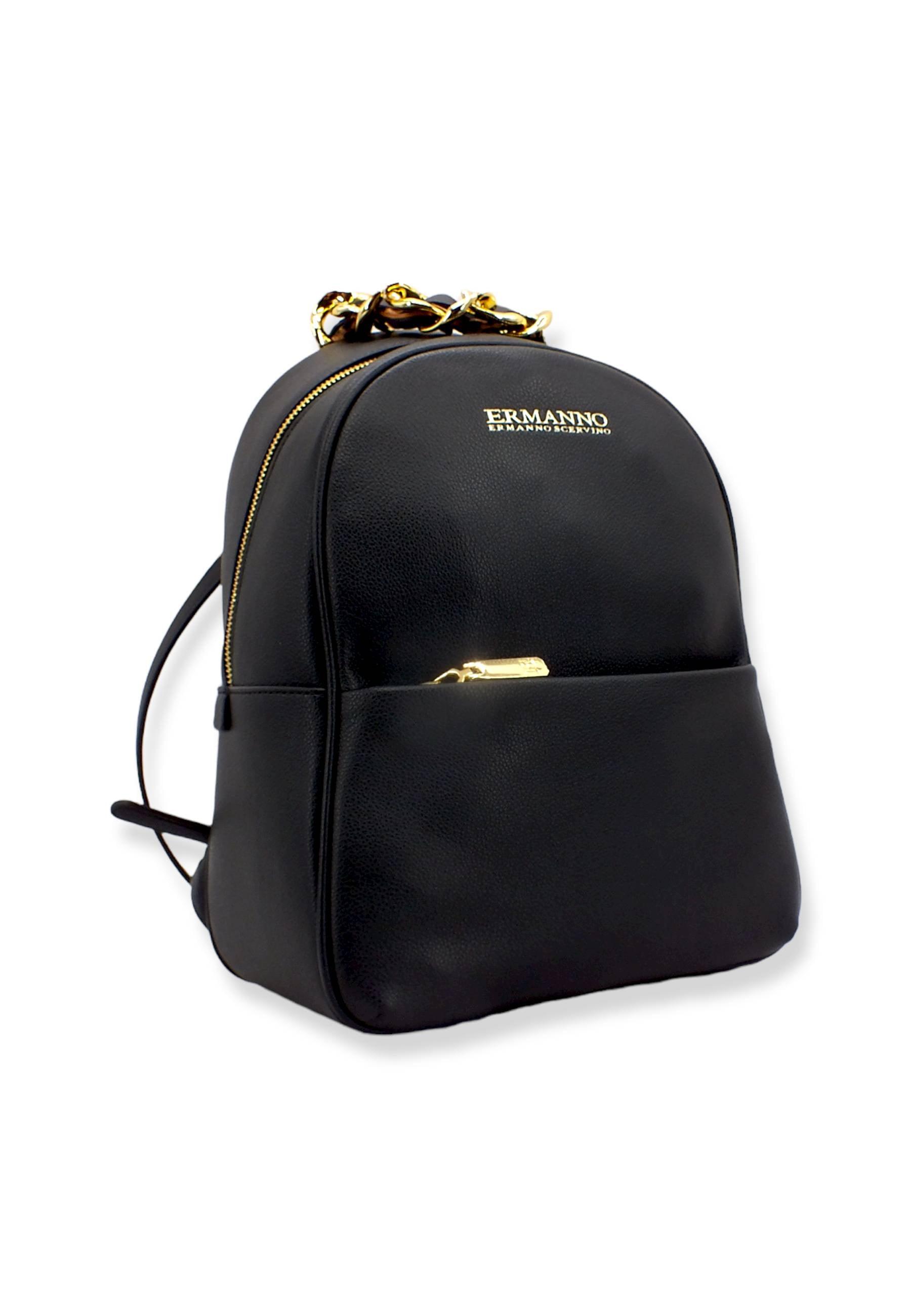 ERMANNO SCERVINO Mavis Backpack Zaino Donna Black 12401419 - Sandrini Calzature e Abbigliamento