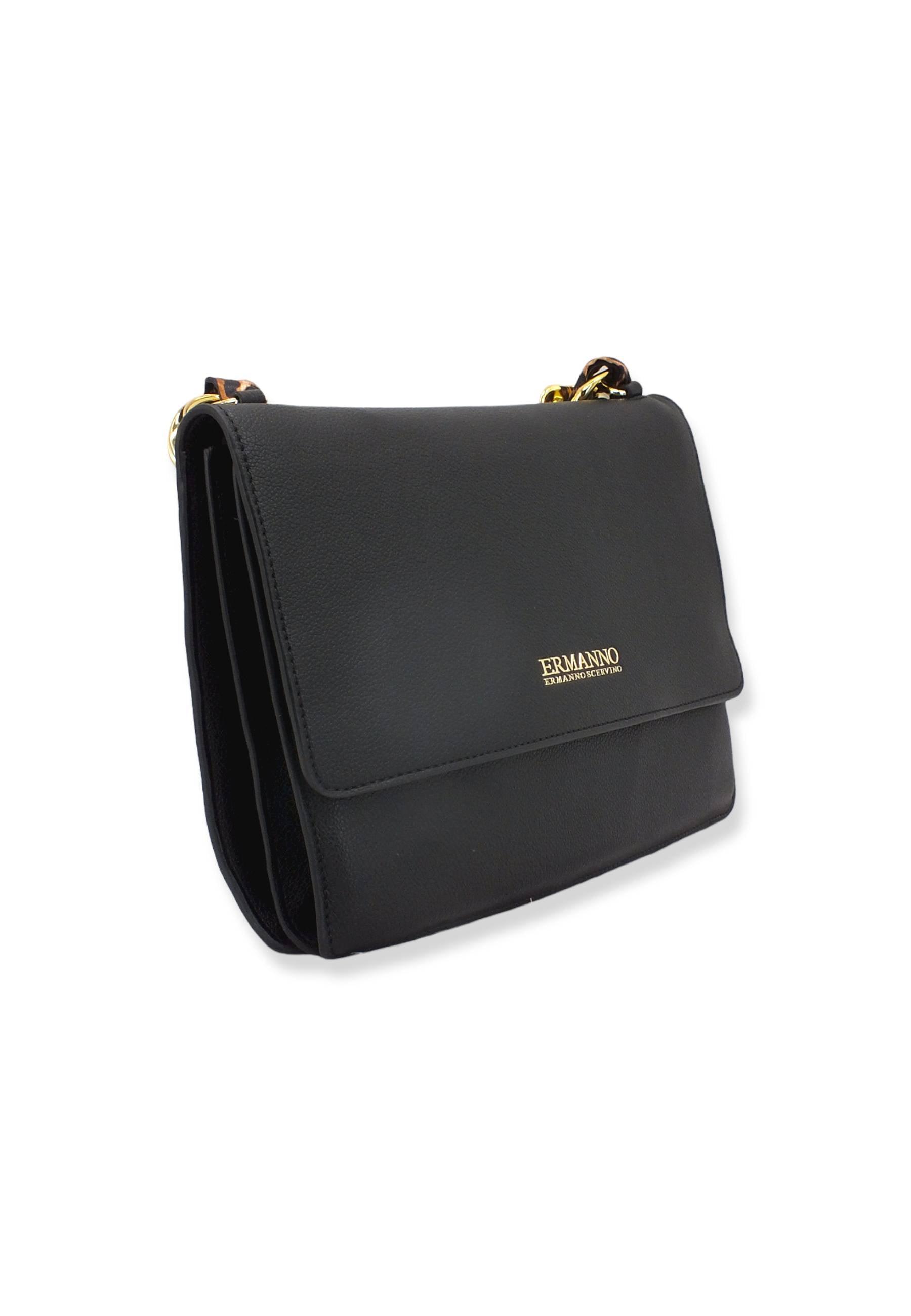 ERMANNO SCERVINO Mavis Borsa Flap Black 12401417 - Sandrini Calzature e Abbigliamento