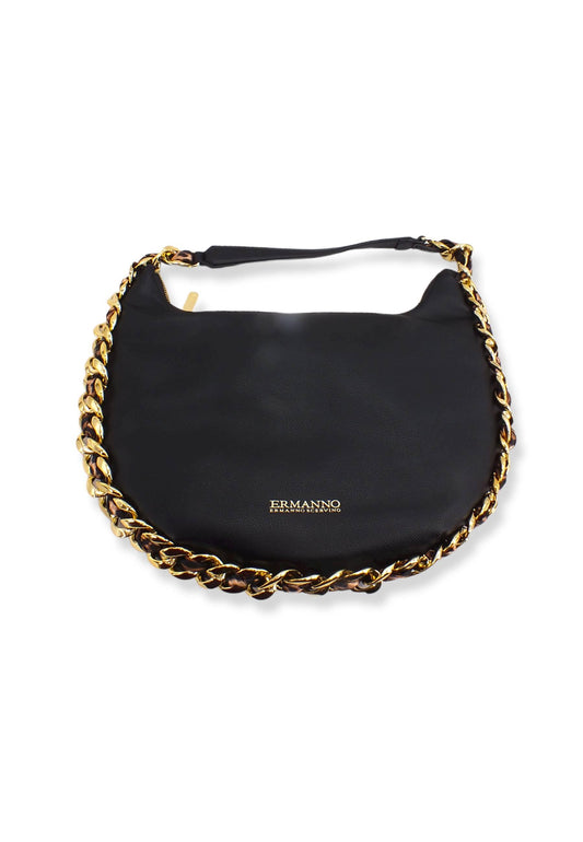 ERMANNO SCERVINO Mavis Hobo Borsa Black 12401416 - Sandrini Calzature e Abbigliamento