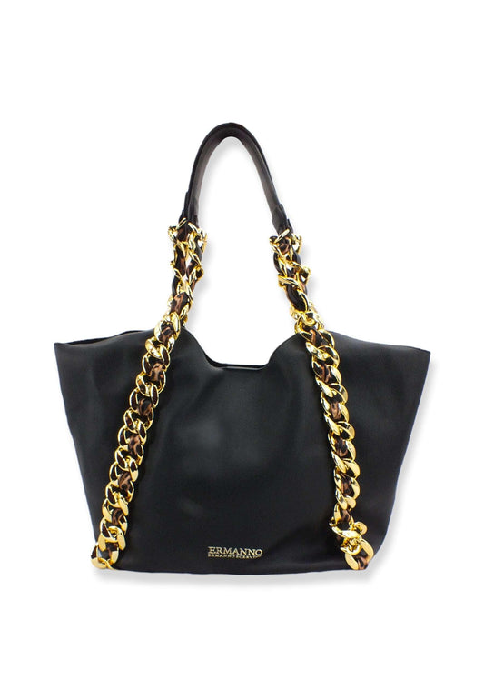 ERMANNO SCERVINO Mavis Tote Borsa Black 12401415 - Sandrini Calzature e Abbigliamento