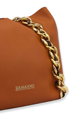 ERMANNO SCERVINO Mavis Tote Borsa Marrone Tan 12401415 - Sandrini Calzature e Abbigliamento