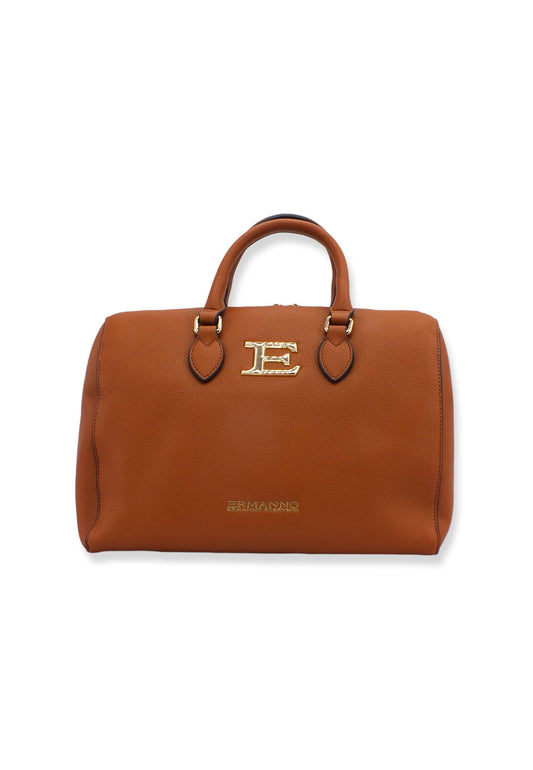 ERMANNO SCERVINO Natasha Borsa Small Bowling Marrone Tan 12401433 - Sandrini Calzature e Abbigliamento
