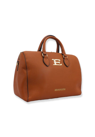 ERMANNO SCERVINO Natasha Borsa Small Bowling Marrone Tan 12401433 - Sandrini Calzature e Abbigliamento