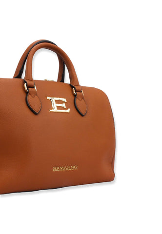 ERMANNO SCERVINO Natasha Borsa Small Bowling Marrone Tan 12401433 - Sandrini Calzature e Abbigliamento