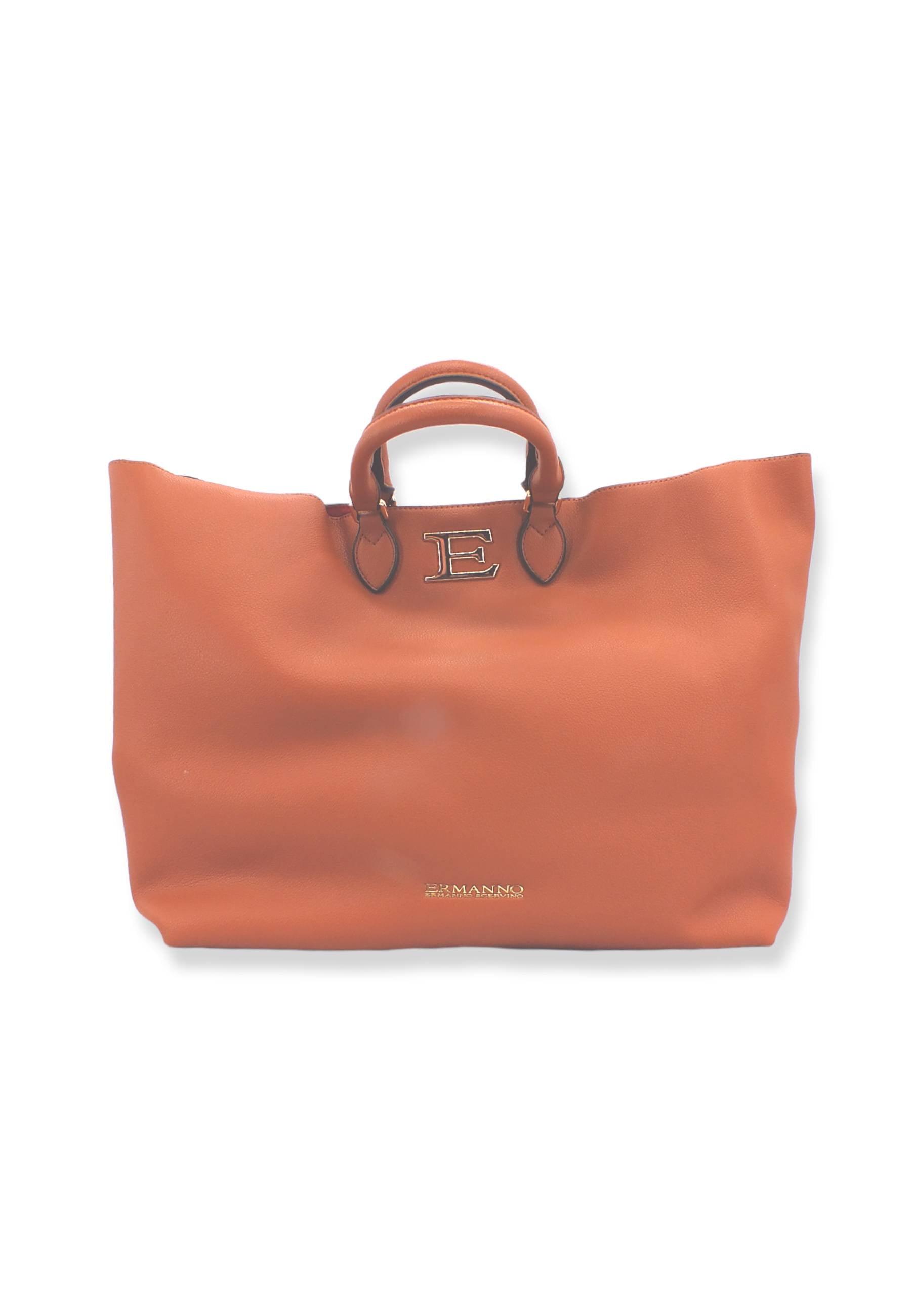 ERMANNO SCERVINO Natasha Tote Borsa Marrone Tan 12401431 - Sandrini Calzature e Abbigliamento