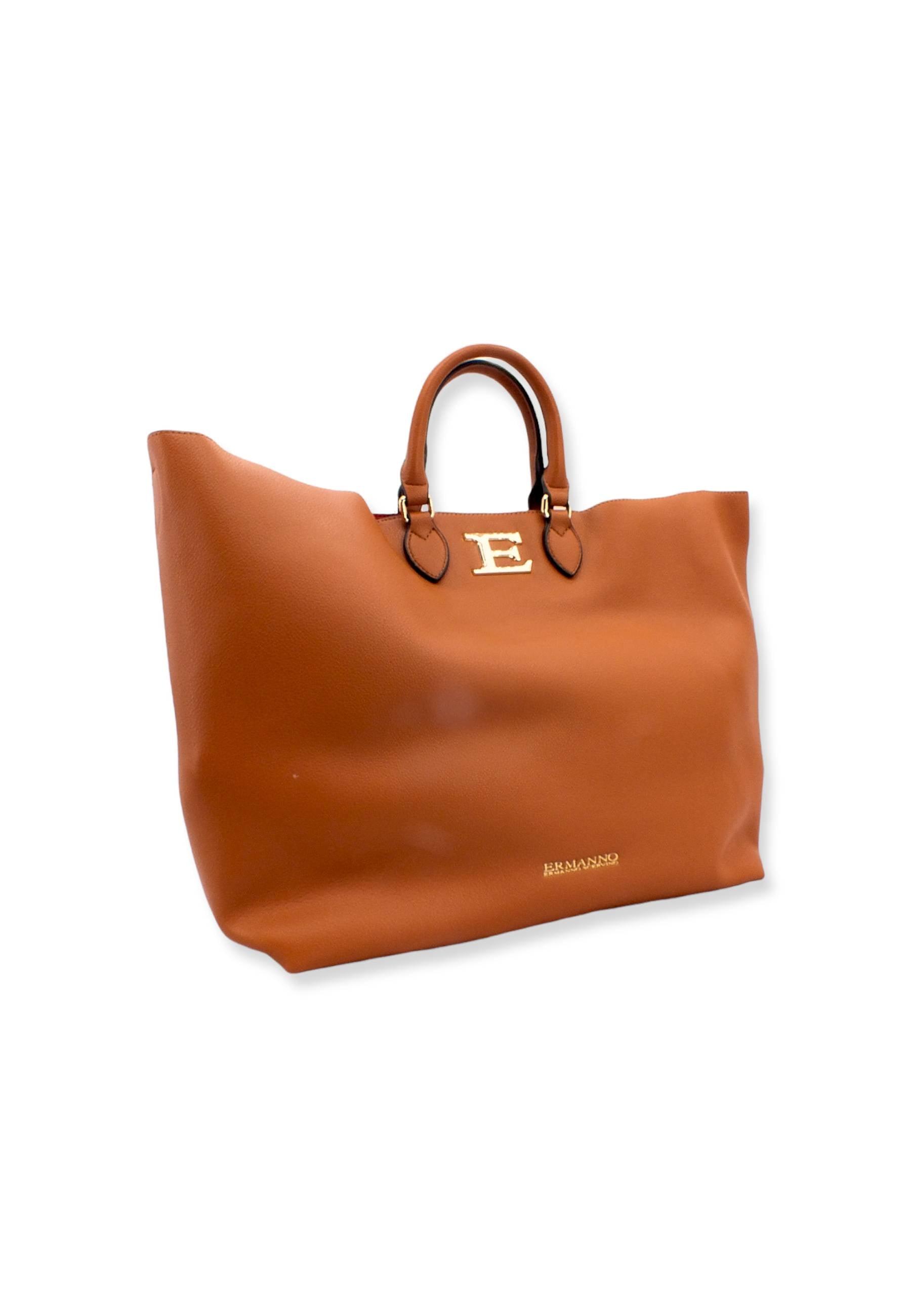 ERMANNO SCERVINO Natasha Tote Borsa Marrone Tan 12401431 - Sandrini Calzature e Abbigliamento