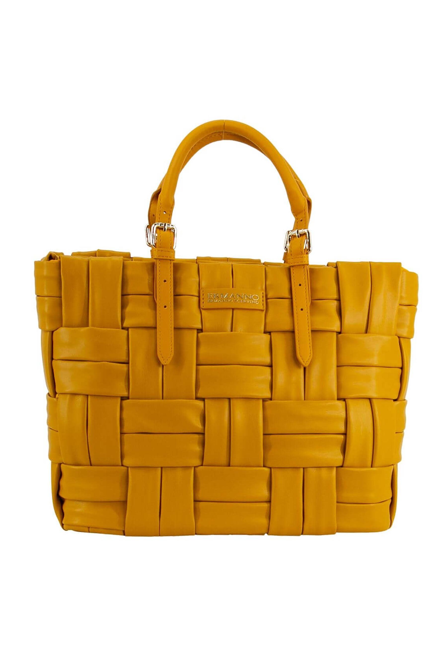 ERMANNO SCERVINO Nima Borsa Tote Yellow 12401460 - Sandrini Calzature e Abbigliamento